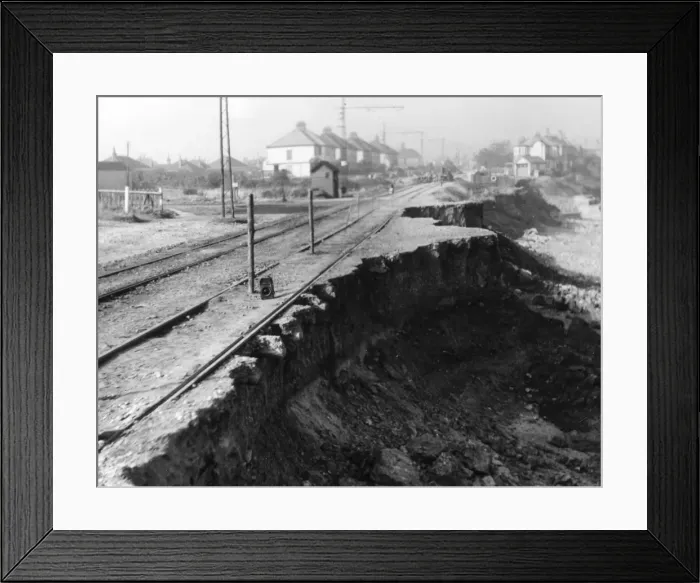 Framed Print : Penrhyn Flood 1945 Framed Print : Penrhyn Flood 1945