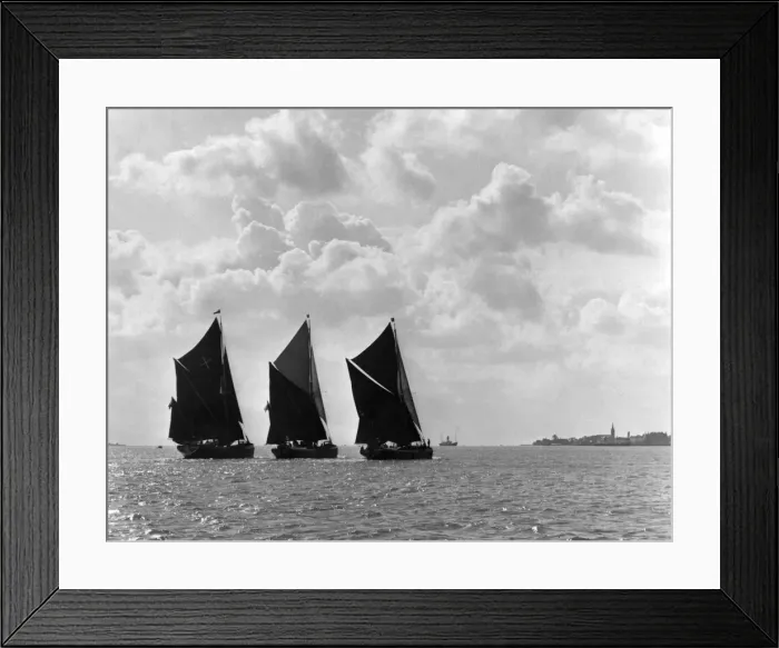 Framed Print : Coastal Sailing Barges Framed Print : Coastal Sailing Barges
