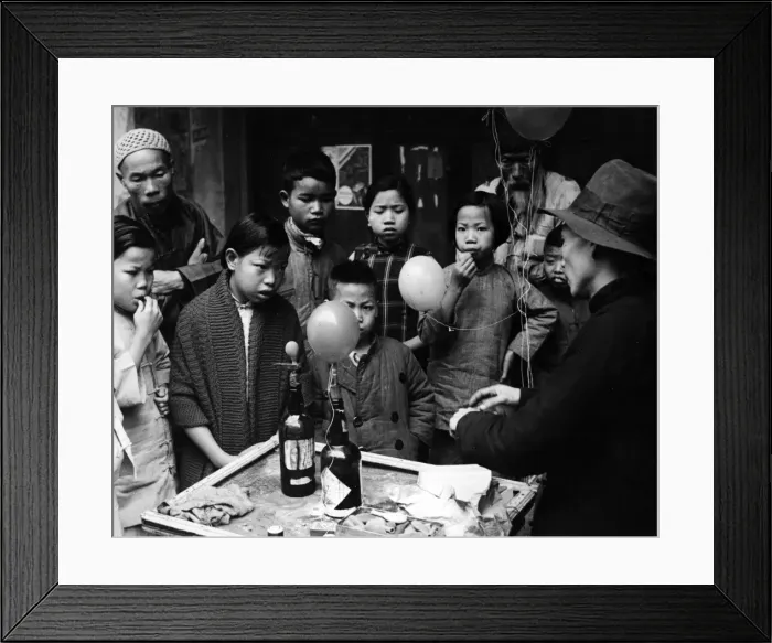 Framed Print : Chinese Balloon Trick Framed Print : Chinese Balloon Trick