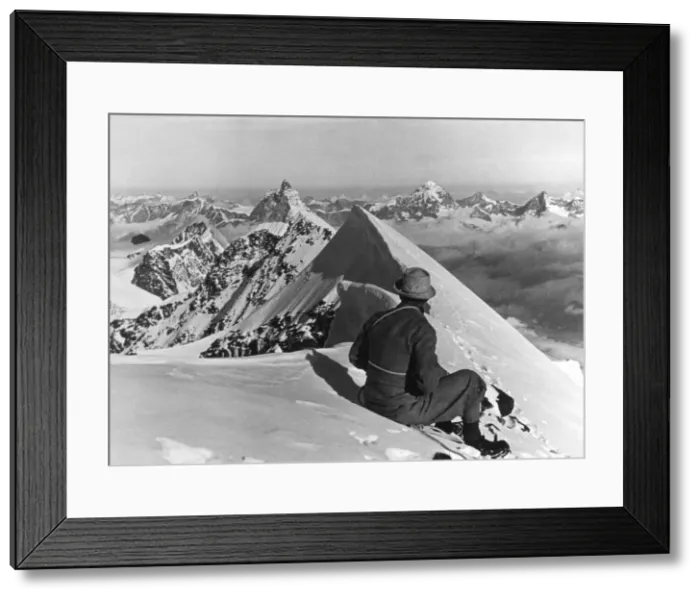 Framed Print : Monte Lyskamm