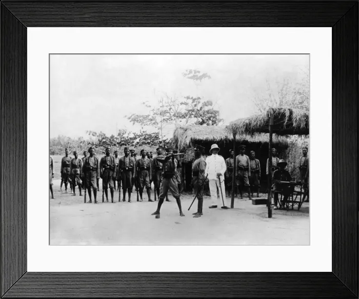 Framed Print : Togo Police Training Framed Print : Togo Police Training