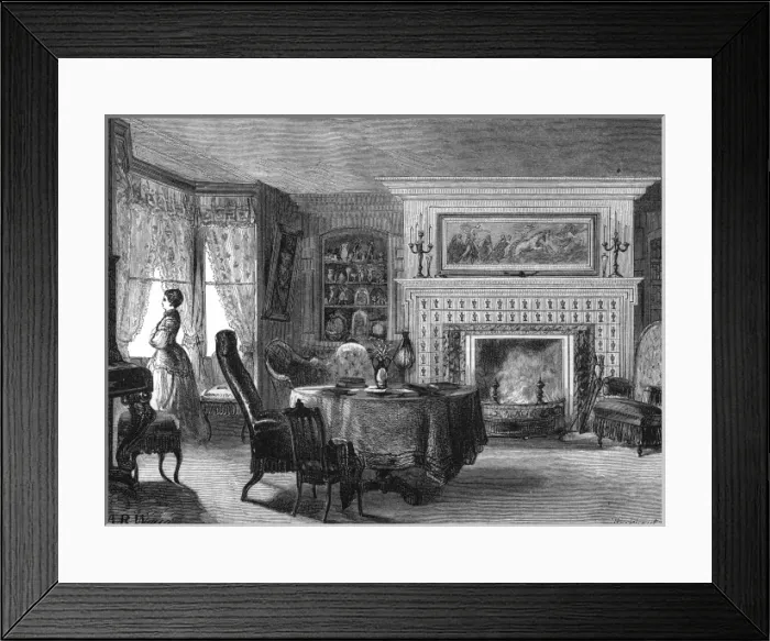 Framed Print : Bryant home Cedarmere Framed Print : Bryant home Cedarmere