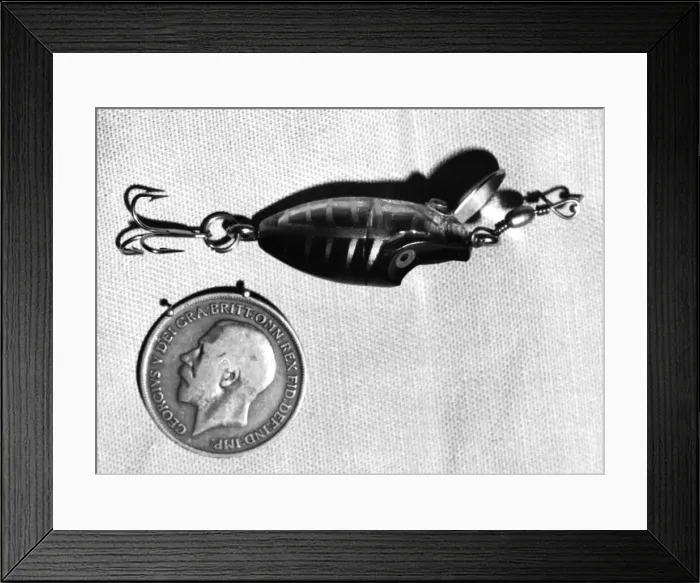 Framed Print : Spinning Fishing Lure Framed Print : Spinning Fishing Lure