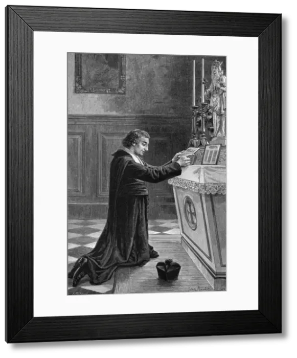 Framed Print : LA Salle Writing Framed Print : LA Salle Writing