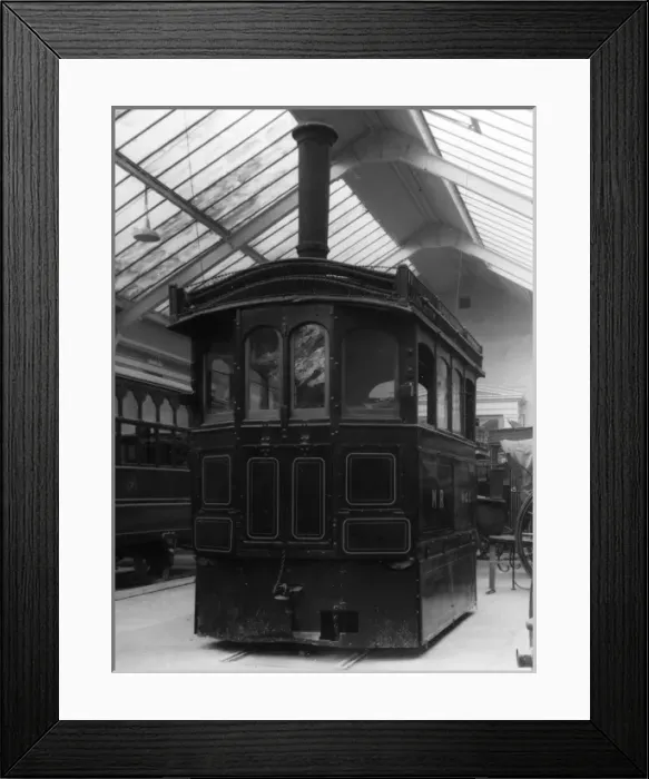 Framed Print : Steam Tram 1882 Framed Print : Steam Tram 1882
