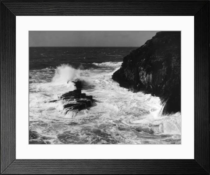 Framed Print : Stormy Tintagel Framed Print : Stormy Tintagel