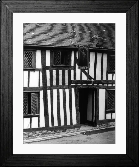 Framed Print : Leather Bottle, Cobham Framed Print : Leather Bottle, Cobham