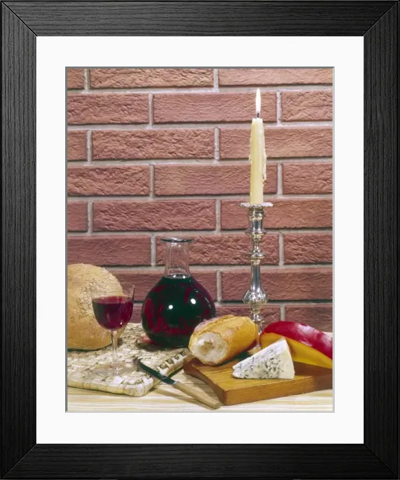 Framed Print : Wine & Cheese Evening Framed Print : Wine & Cheese Evening