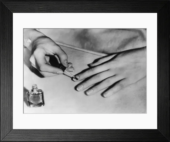Framed Print : Varnishing Nails Framed Print : Varnishing Nails