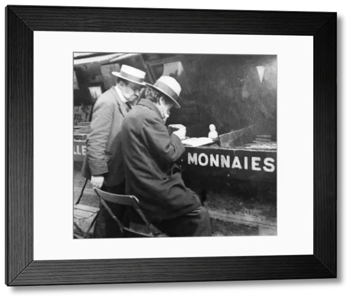 Framed Print : French Money Changer Framed Print : French Money Changer