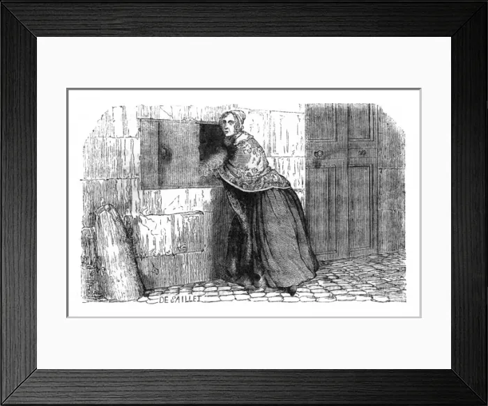 Framed Print : Baby Abandoned / 1841 Framed Print : Baby Abandoned / 1841