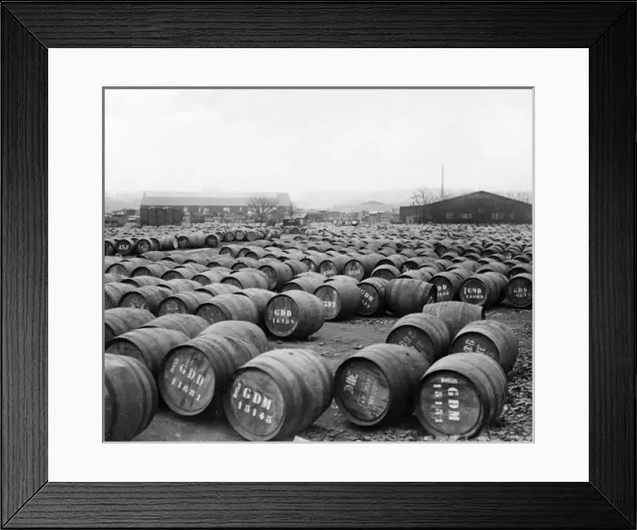 Framed Print : Wine Barrels Framed Print : Wine Barrels