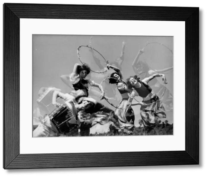 Framed Print : Hungarian Hoop Dancers Framed Print : Hungarian Hoop Dancers