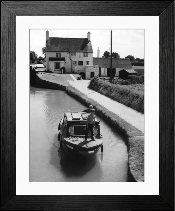 Framed Print : Grand Union Canal Boat Framed Print : Grand Union Canal Boat