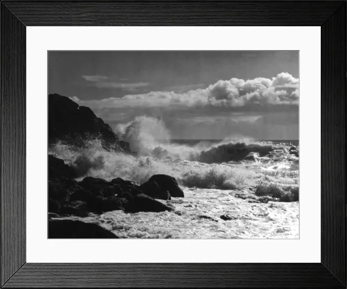 Framed Print : Lands End Wave Study Framed Print : Lands End Wave Study