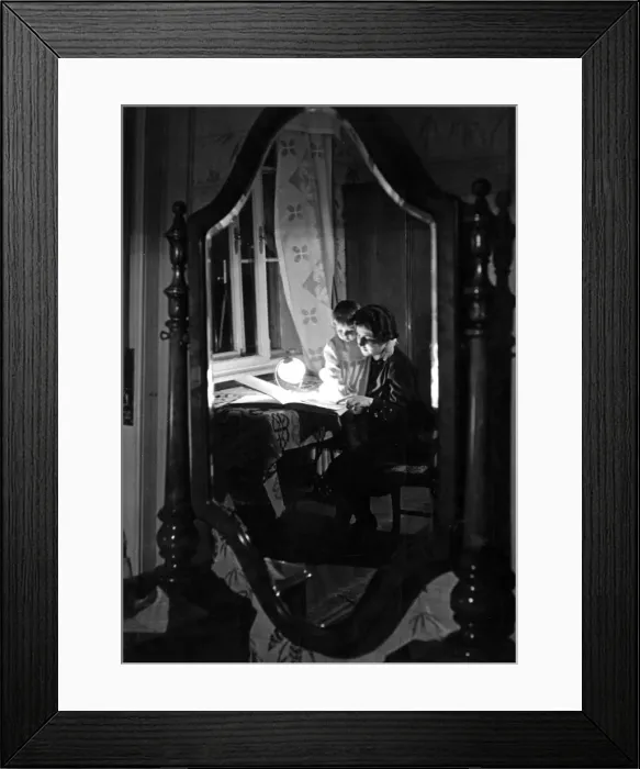 Framed Print : Bedtime Story 1930S Framed Print : Bedtime Story 1930S