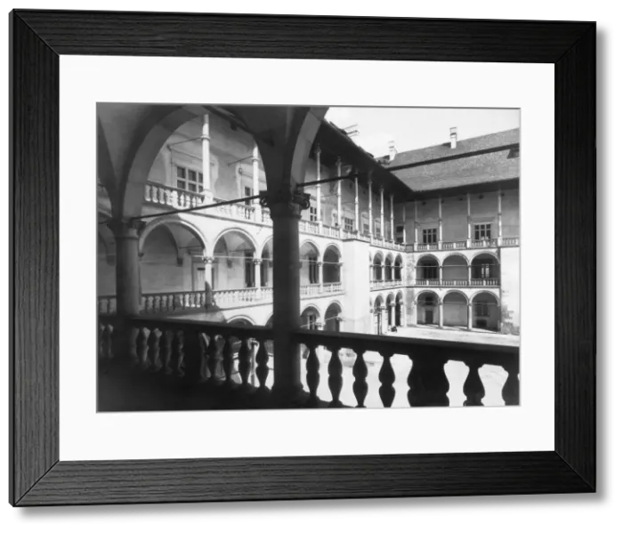 Framed Print : Krakow Castle Arcades Framed Print : Krakow Castle Arcades