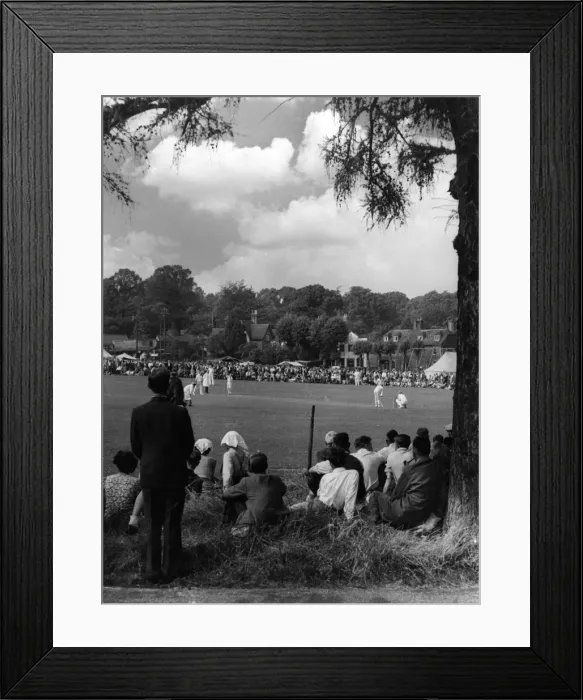 Framed Print : English Cricket Match Framed Print : English Cricket Match