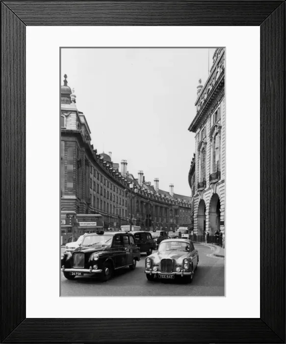 Framed Print : Regent Street Traffic Framed Print : Regent Street Traffic