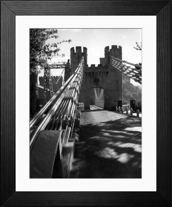 Framed Print : Conway Castle Bridge Framed Print : Conway Castle Bridge