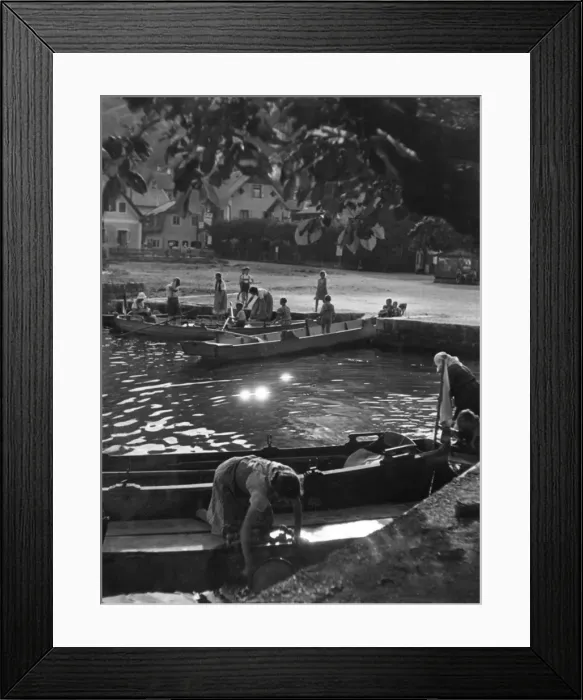 Framed Print : Boating in Hungary Framed Print : Boating in Hungary