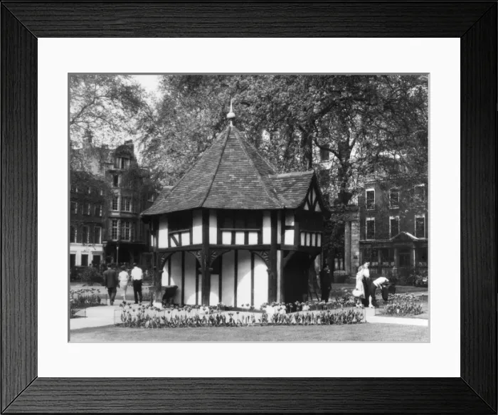 Framed Print : Tudor Summerhouse Framed Print : Tudor Summerhouse