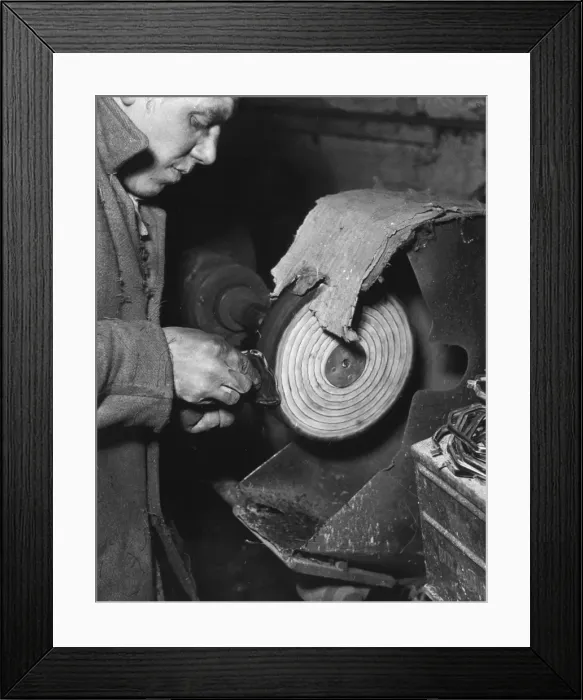 Framed Print : Buffing Handbag Frames Framed Print : Buffing Handbag Frames