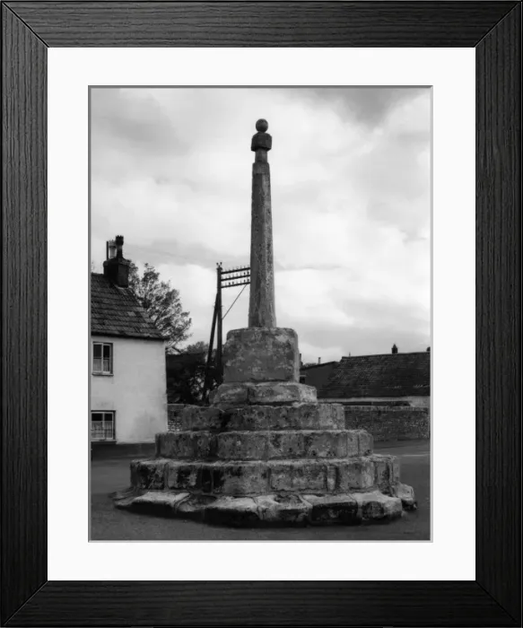Framed Print : Congresbury Cross Framed Print : Congresbury Cross