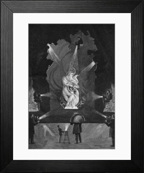 Framed Print : Spotlights on Stage Framed Print : Spotlights on Stage