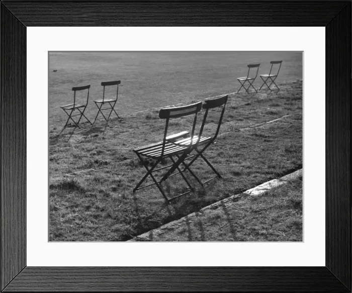 Framed Print : London Park Chairs Framed Print : London Park Chairs