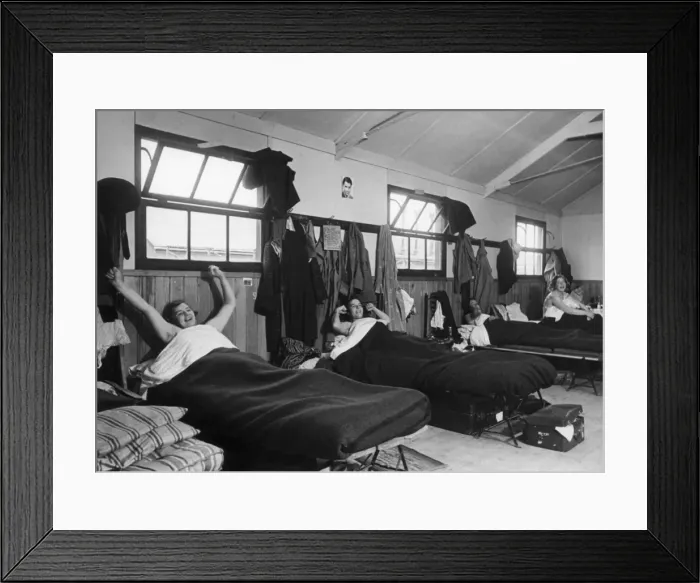 Framed Print : Land Girls Awake Framed Print : Land Girls Awake