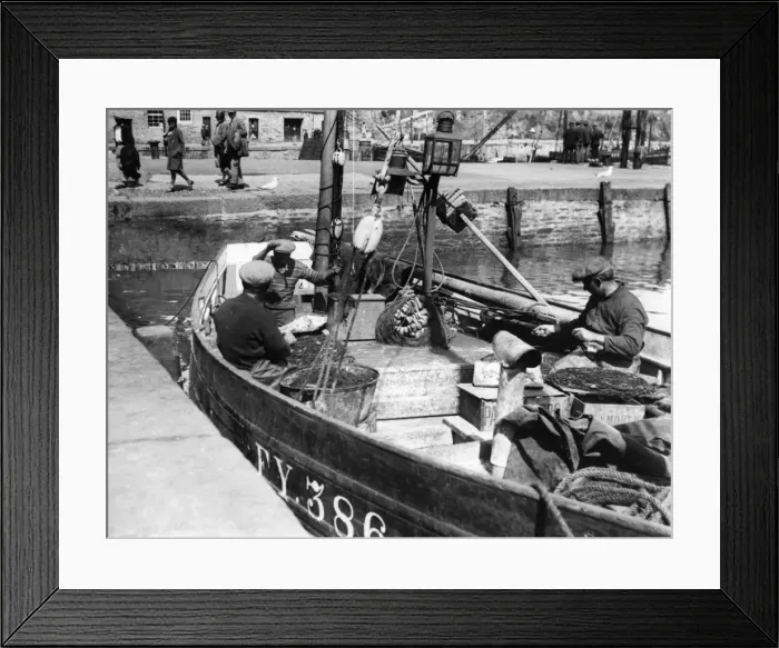 Framed Print : Cornish Fishermen Framed Print : Cornish Fishermen