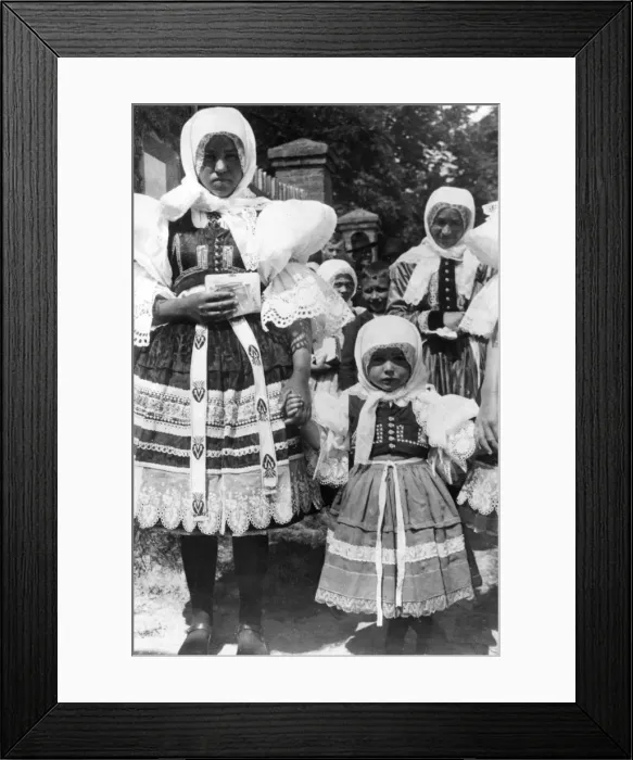 Framed Print : Czech Bridesmaids Framed Print : Czech Bridesmaids
