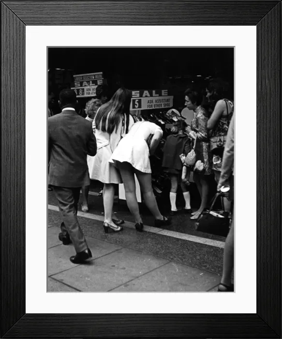 Framed Print : Mini Window Shopper Framed Print : Mini Window Shopper
