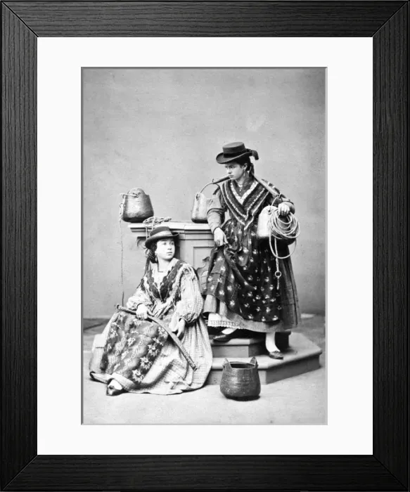 Framed Print : Venetian Water Carriers Framed Print : Venetian Water Carriers