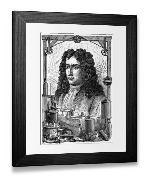 Framed Print : Denis Papin Framed Print : Denis Papin