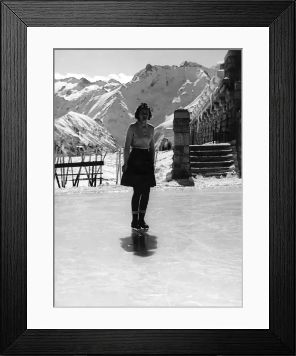 Framed Print : Girl Ice Skater Framed Print : Girl Ice Skater
