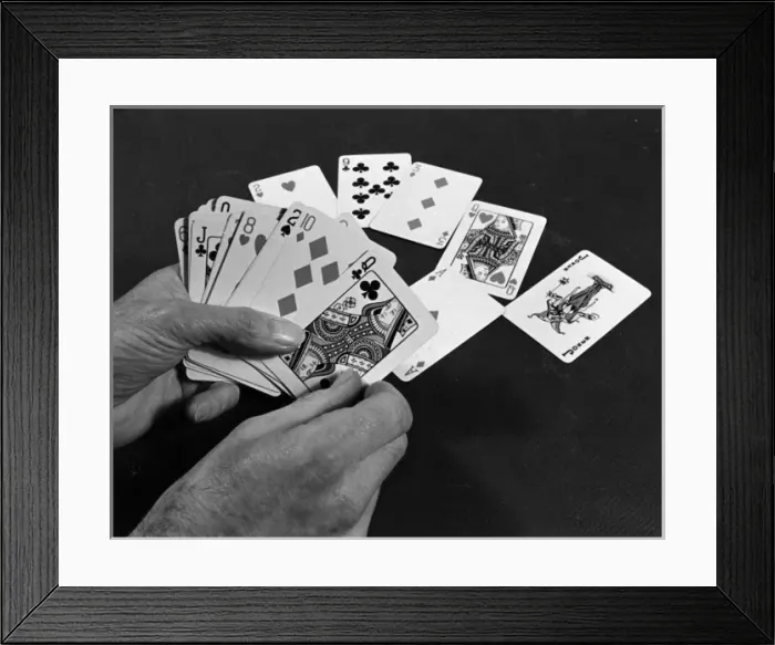 Framed Print : Playing Ones Hand Framed Print : Playing Ones Hand