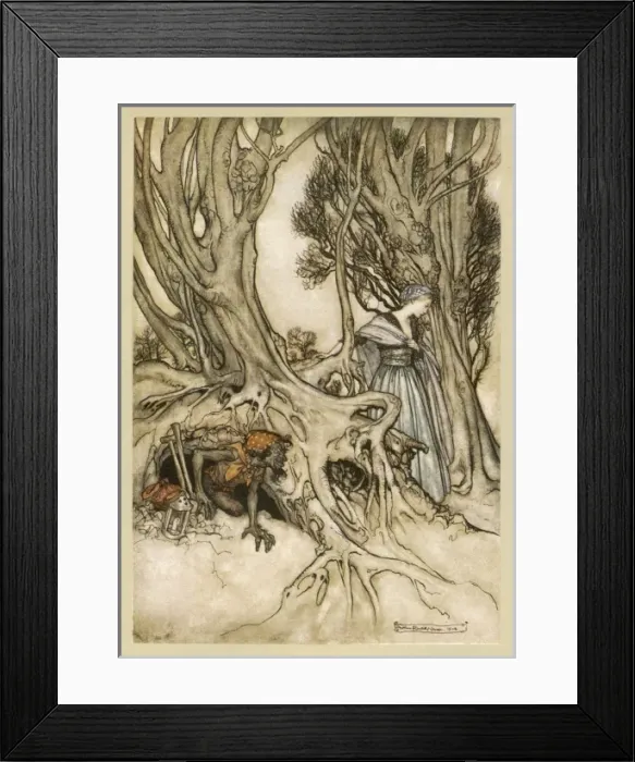 Framed Print : Milton / Comus by Rackham Framed Print : Milton / Comus by Rackham