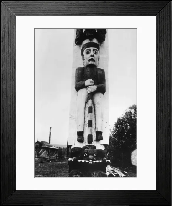 Framed Print : Canadian Totem Pole Framed Print : Canadian Totem Pole