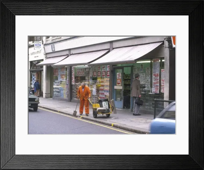 Framed Print : Street Cleaner Framed Print : Street Cleaner