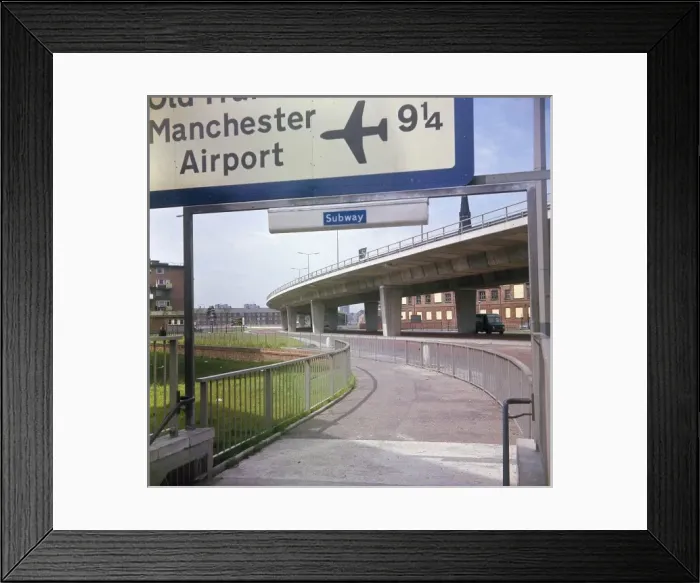 Framed Print : Mancunian Way Flyover Framed Print : Mancunian Way Flyover