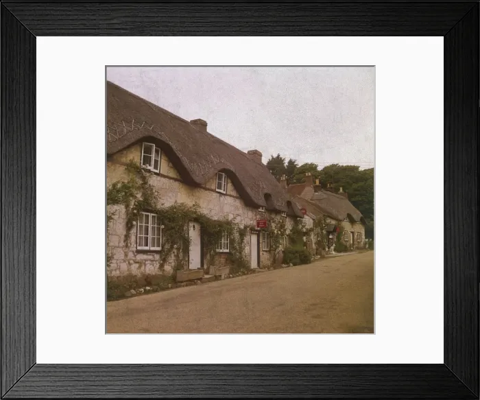 Framed Print : Brightstone Cottages Framed Print : Brightstone Cottages