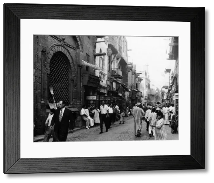 Framed Print : Cairo Street Scene Framed Print : Cairo Street Scene