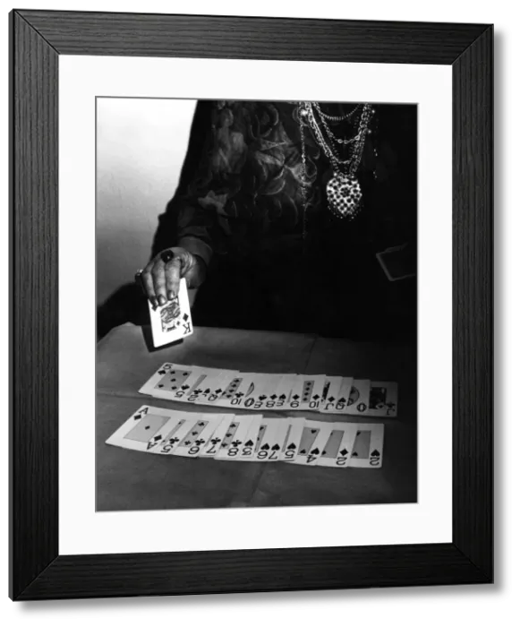 Framed Print : Fortune Telling Cards Framed Print : Fortune Telling Cards