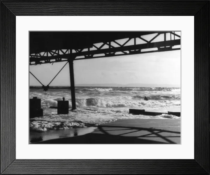 Framed Print : Under Boscombe Pier Framed Print : Under Boscombe Pier