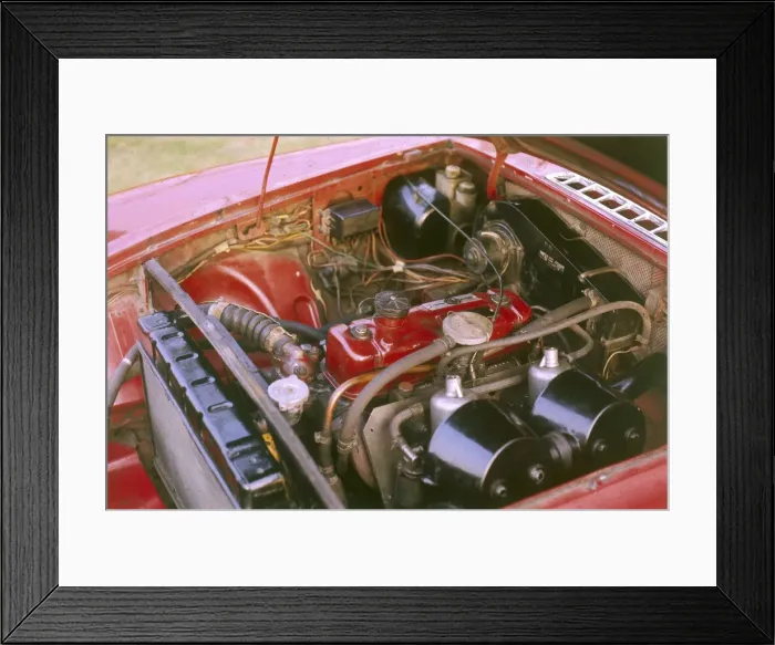 Framed Print : CAR ENGINE Framed Print : CAR ENGINE