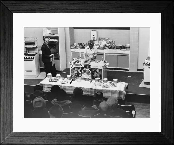 Framed Print : Fish Cookery Class Framed Print : Fish Cookery Class