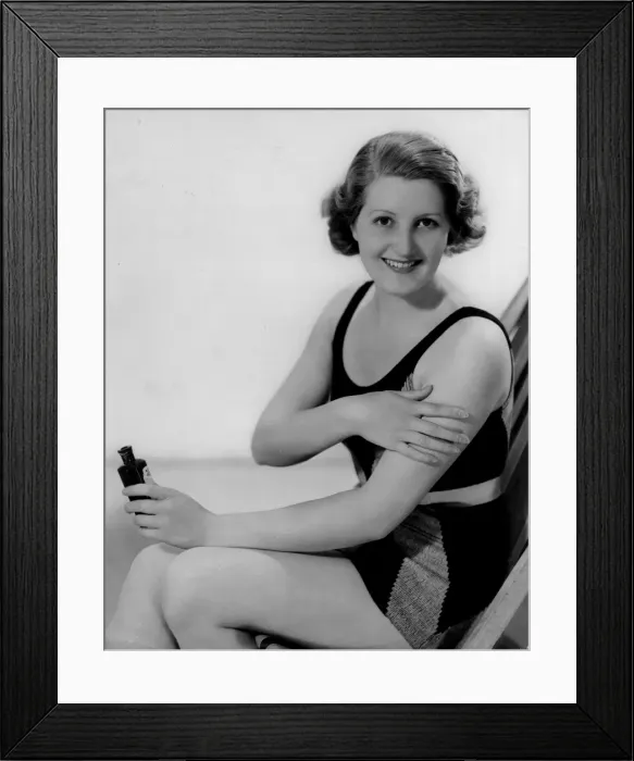 Framed Print : SUN LOTION Framed Print : SUN LOTION