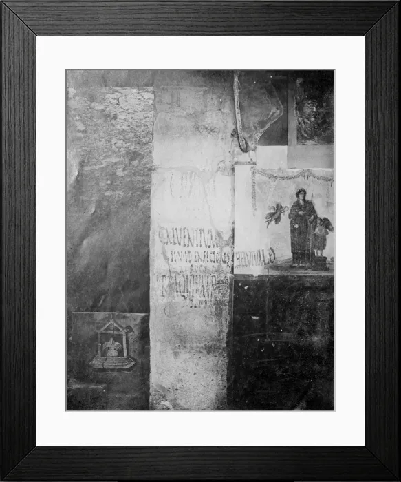 Framed Print : Pompeii Election Poster Framed Print : Pompeii Election Poster